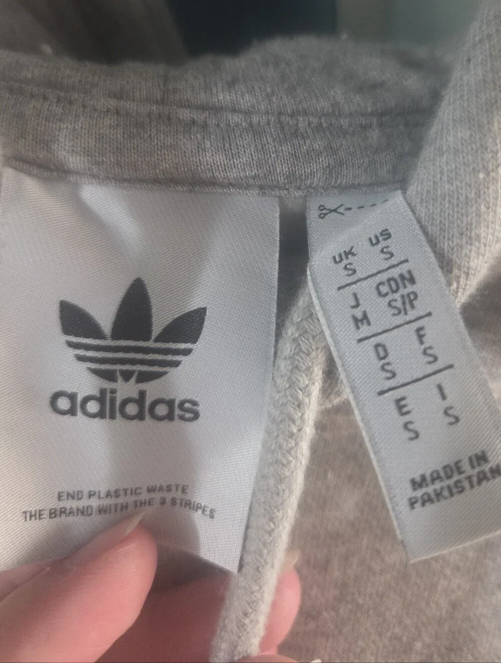 adidas Basic Gray Hoodie